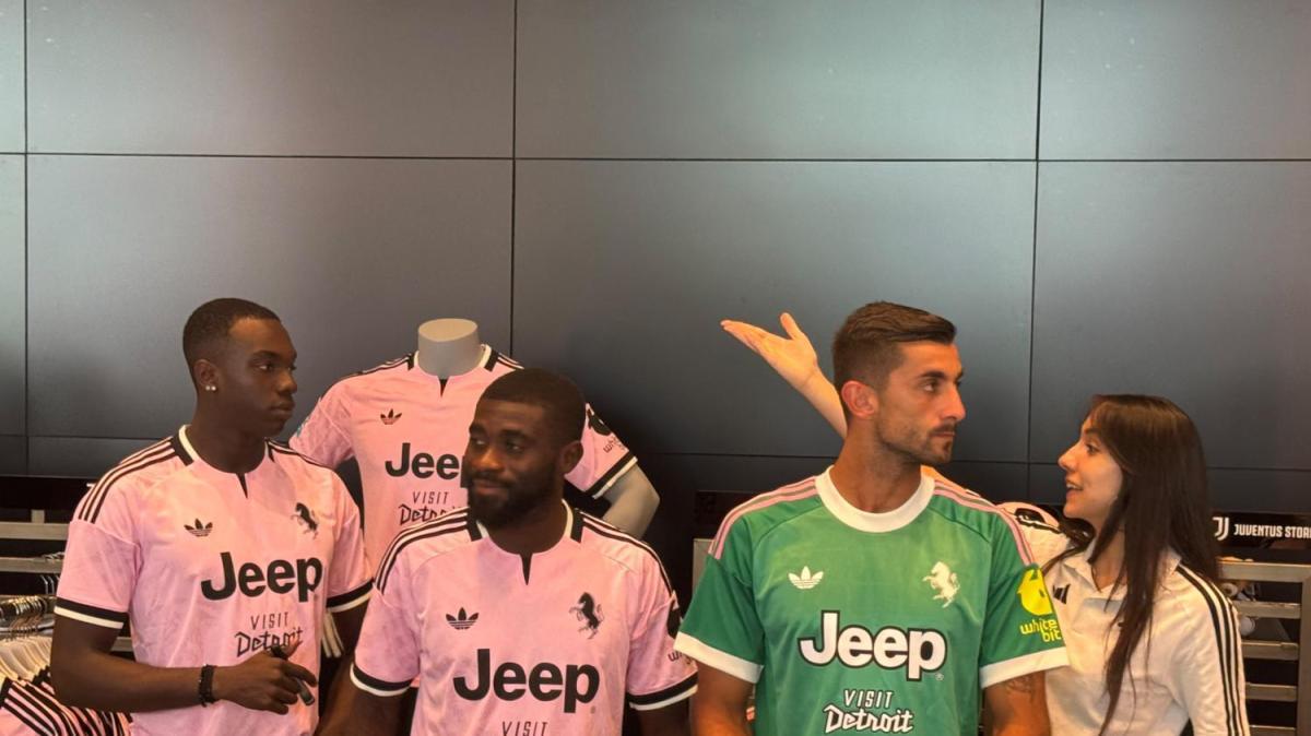 Perin, Boga e Ekhator allo Stadium per presentare la seconda maglia. Cambio di programma per la Juve: oggi un solo allenamento.