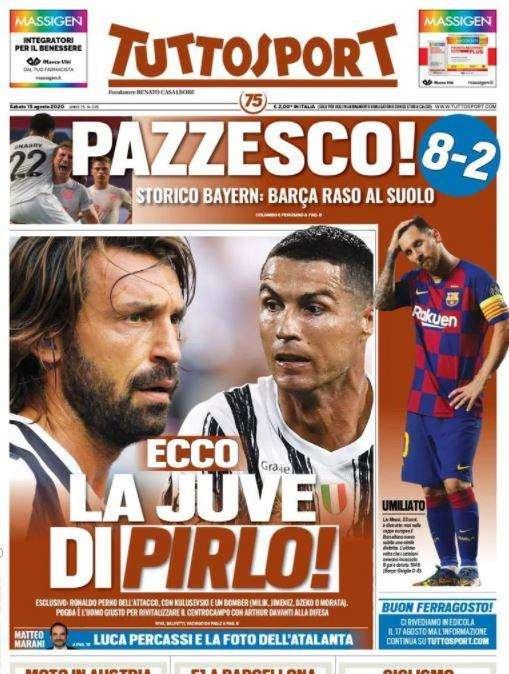 Tuttosport - Ecco la Juve di Pirlo 