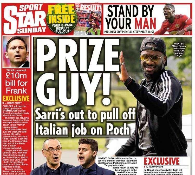 Star - La Juve pronta a lottare con il Tottenham per Ndombelé