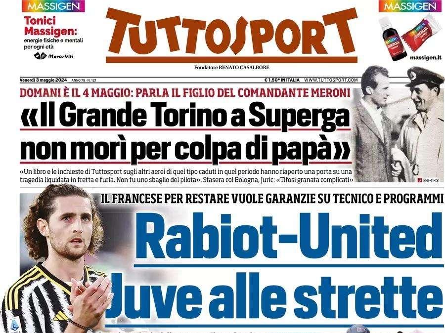 Tuttosport - Rabiot-United, Juve alle strette