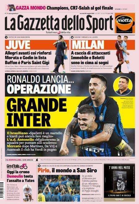 Gazzetta - C'è un'operazione grande Inter