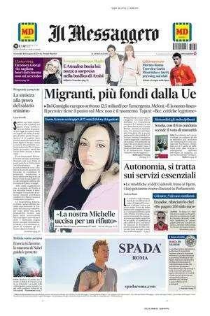Il Messaggero - Morata-Roma, Mourinho in pressing 
