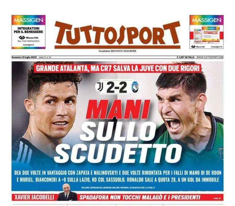 Tuttosport - Mani sullo scudetto 