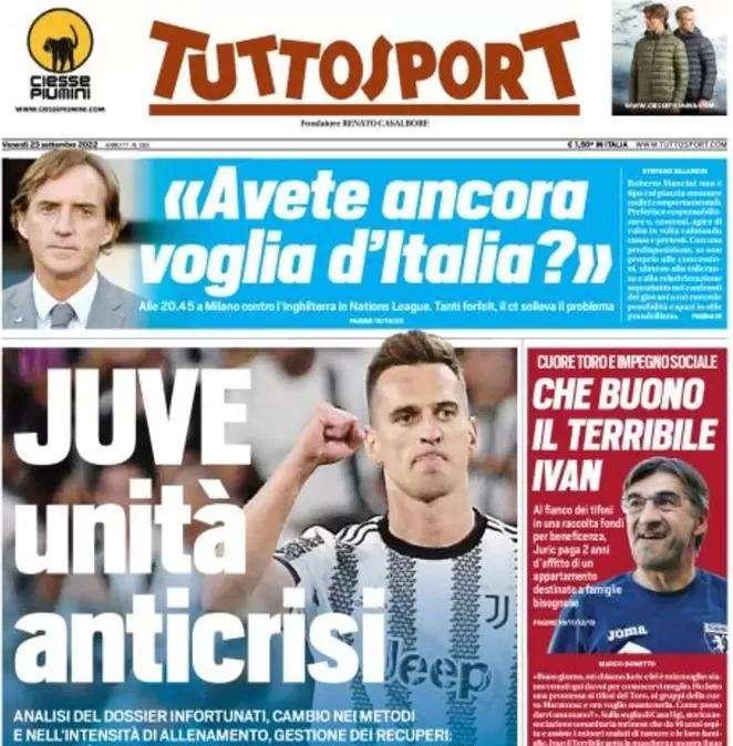 Tuttosport - Juve, unitá anticrisi