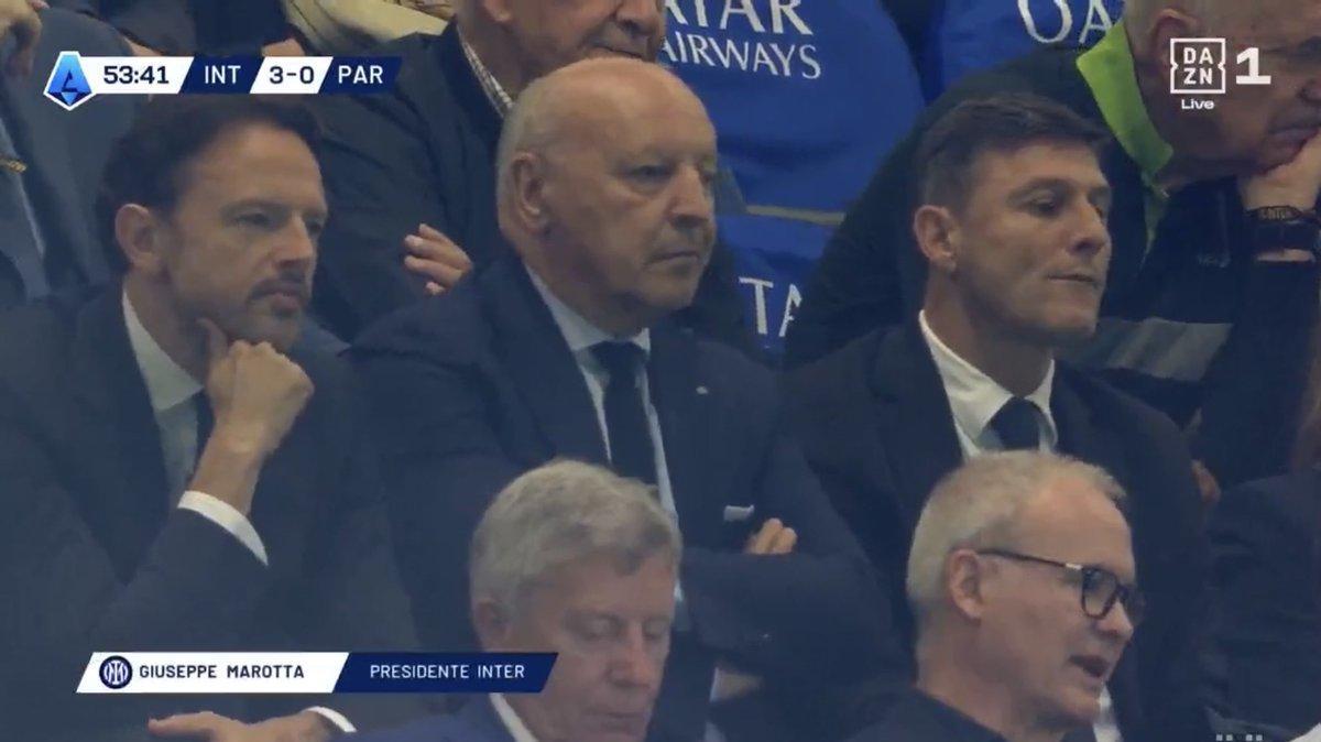 Inter, San Siro centro del potere calcistico: in tribuna a ridosso di Marotta e Zanetti spunta anche il vice segretario generale Uefa Marchetti