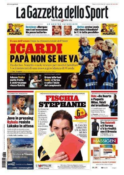 Gazzetta - Icardi, papà non se ne va 