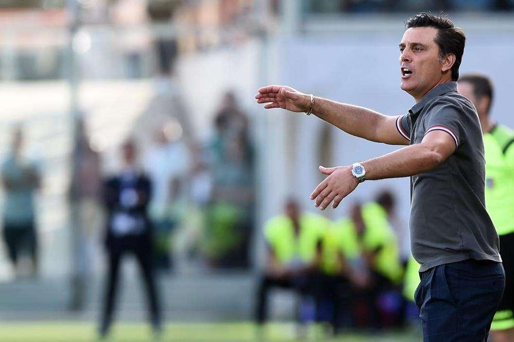 Montella in conferenza: “Abbiamo fatto una grande partita contro il Napoli, meno buona contro il Genoa”