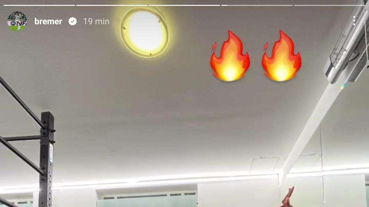 FOTO - BREMER si allena anche nel giorno di riposo 