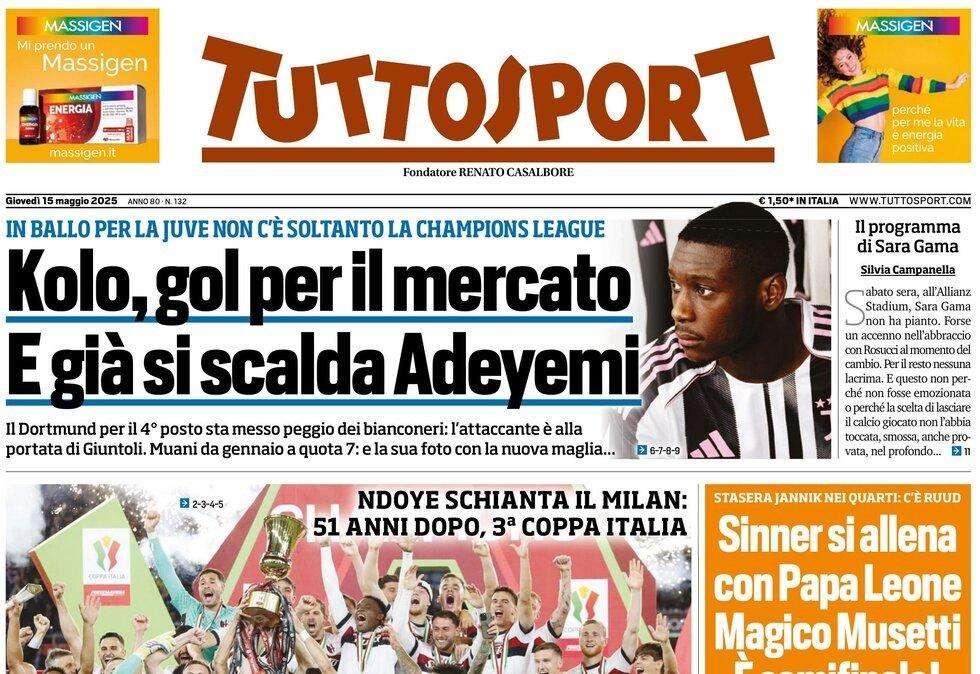 Tuttosport - Kolo, gol per il mercato e già si scalda Adeyemi