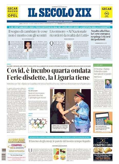 Il Secolo XIX - Possibili discorsi per Audero 
