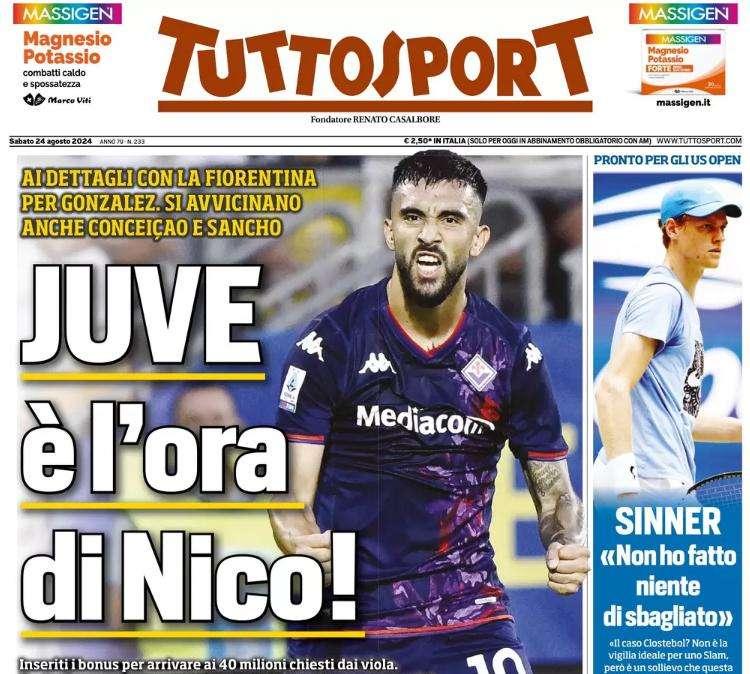 Tuttosport - Juventus, e’ l’ora di Nico