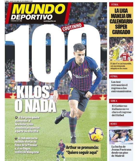 Mundo Deportivo - Arthur vuole continuare a Barcellona 
