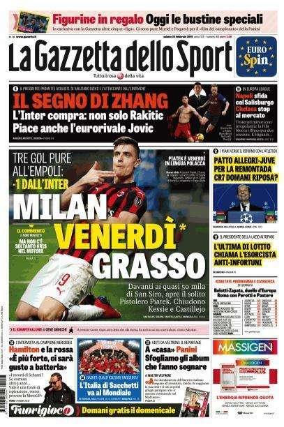 Gazzetta - Inter, tanti nomi per il mercato 