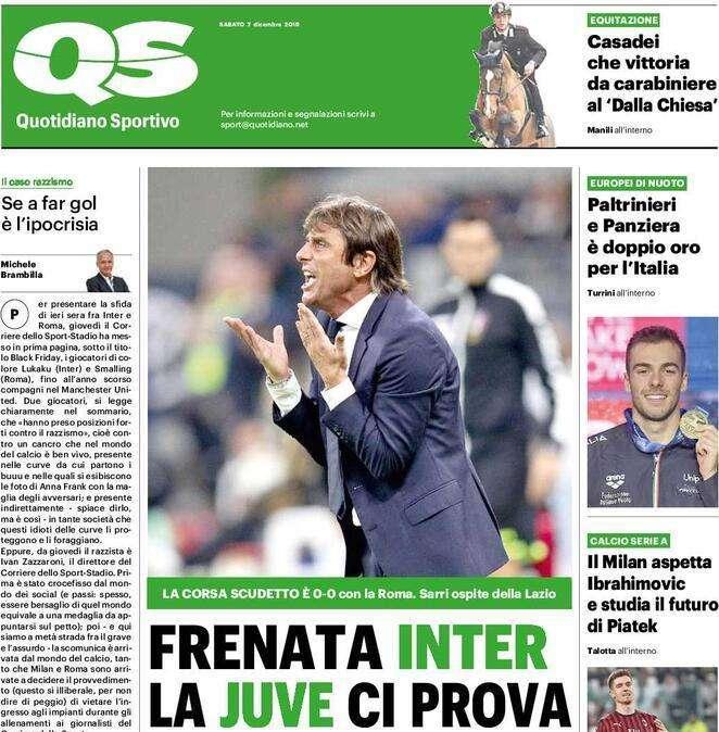 QS - Frenata Inter, la Juve prova il sorpasso   