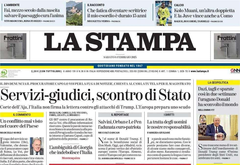 La Stampa - Muani altra doppietta e la Juve vince anche a Como
