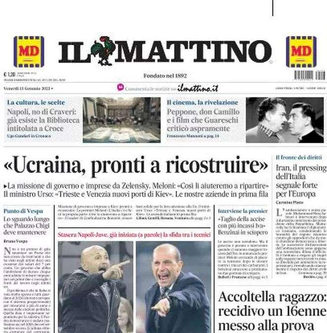 Il Mattino - Luciano e Max, frecciate tricolori 