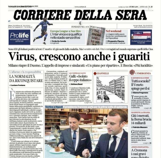 Corsera - Sull'orlo della crisi