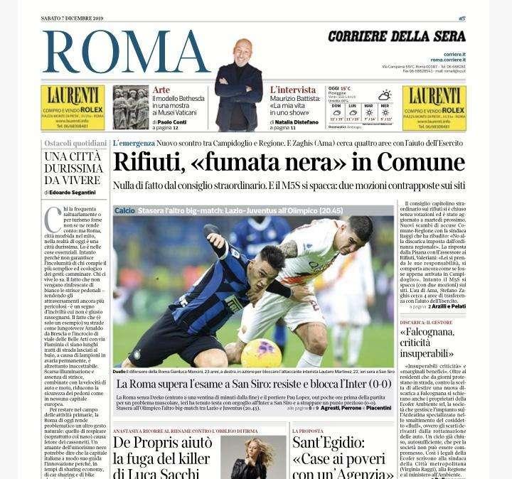 Corriere di Roma - Juve super ma Inzaghi sogna l’impresa