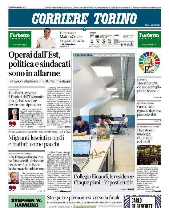 Corriere di Torino - Matri: “Credo in questa Juve”