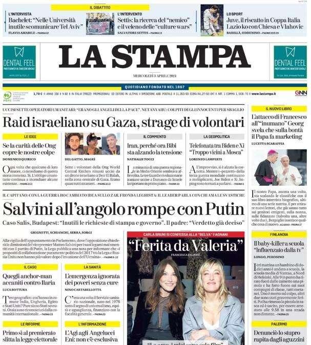 La Stampa - Juve, il riscatto in Coppa