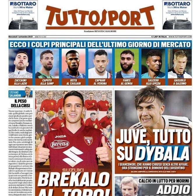 Tuttosport - Juve, tutto su Dybala