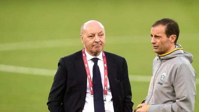 MAROTTA: "Con Allegri ottimo rapporto. Noi siamo contenti di lui e lui è contento di noi, quindi il problema non si pone. Resterà al 100%? Credo proprio di sì"
