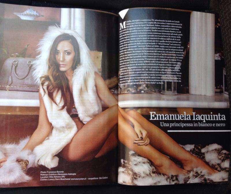 Emanuela Iaquinta a Men's Health: "Le partite della Juve mi danno molta adrenalina. Sexy pronostici? Devono esser visti come una sorta di gioco"