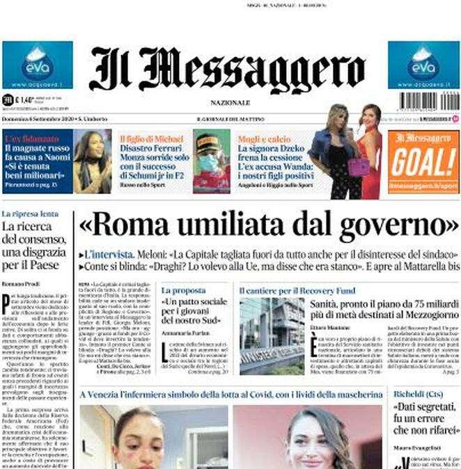 Il Messaggero - La Signora Dzeko frena la Juve 