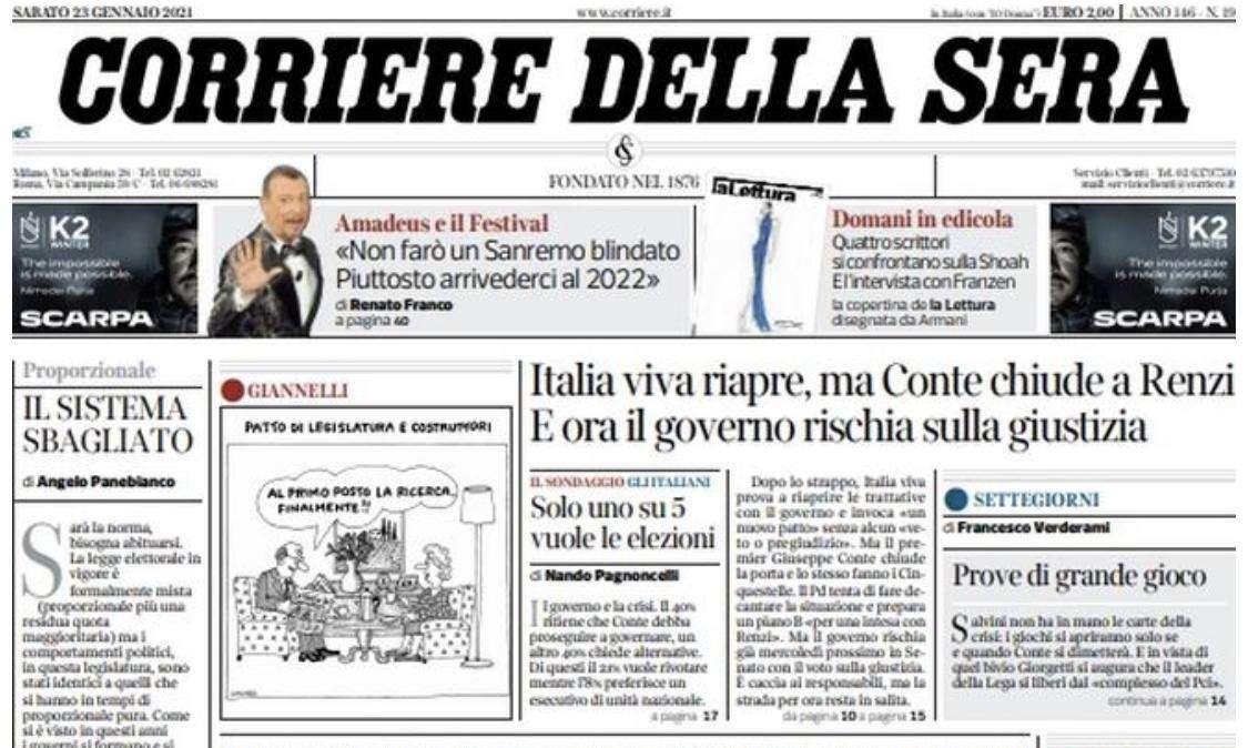 Corsera - Milan, basta un pari per il titolo d’inverno 