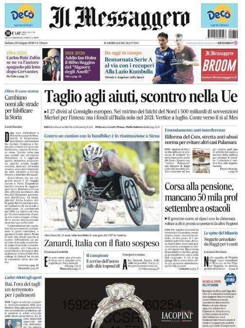 Il Messaggero - Alla Lazio Kumbulla