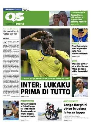 Qs - Inter su Lukaku, Milan su Frattesi, la Juve lavora sugli esuberi, stop a Dybala