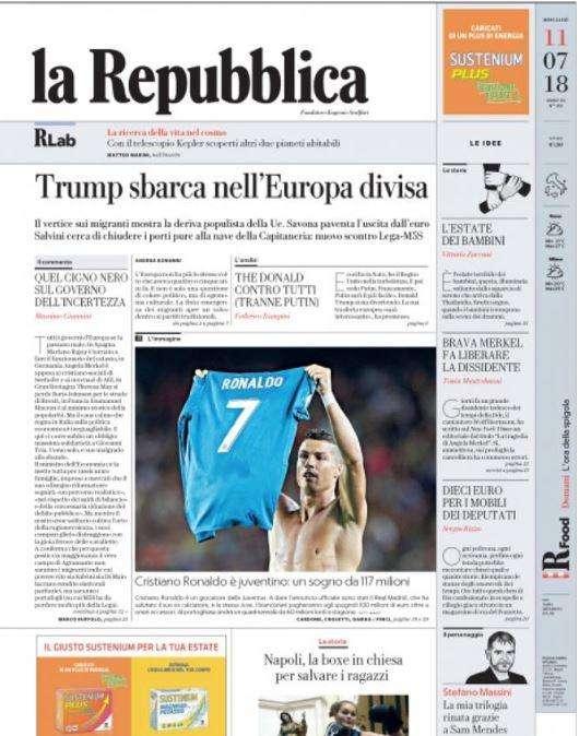 Repubblica - Agnelli non ha atteso un minuto, sogno da 117 milioni. 