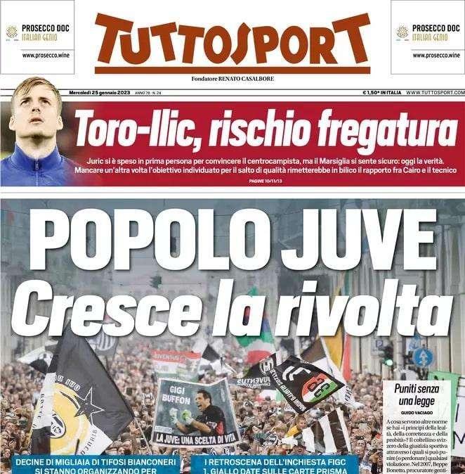 Tuttosport - Popolo Juve, cresce la rivolta 