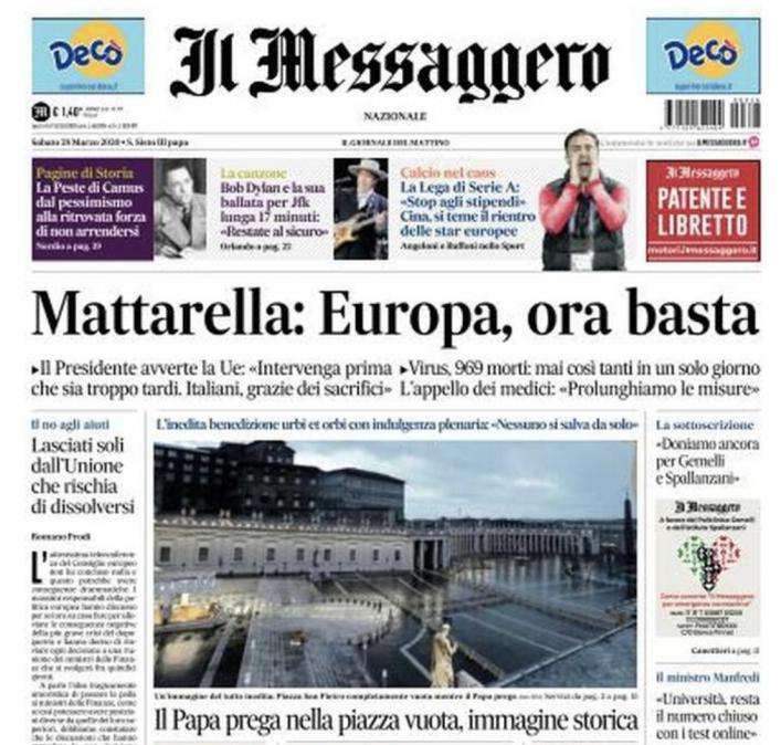 Il Messaggero - Lega di Serie A: "Stop agli stipendi