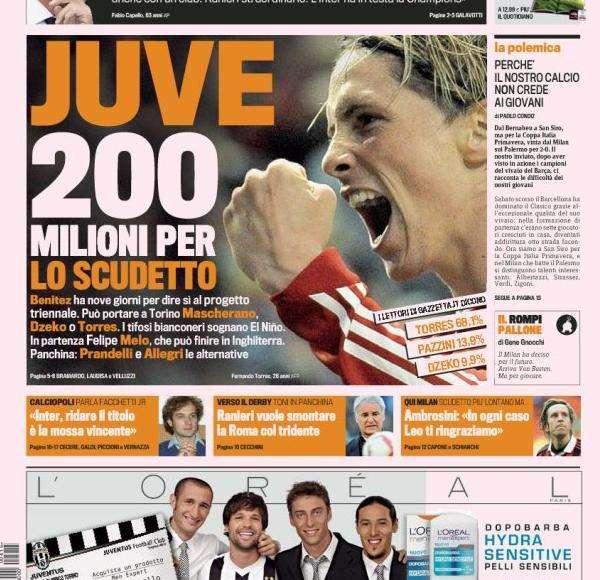 E CHISSENEFREGA DI QUEI 200 MILIONI DI EURO...