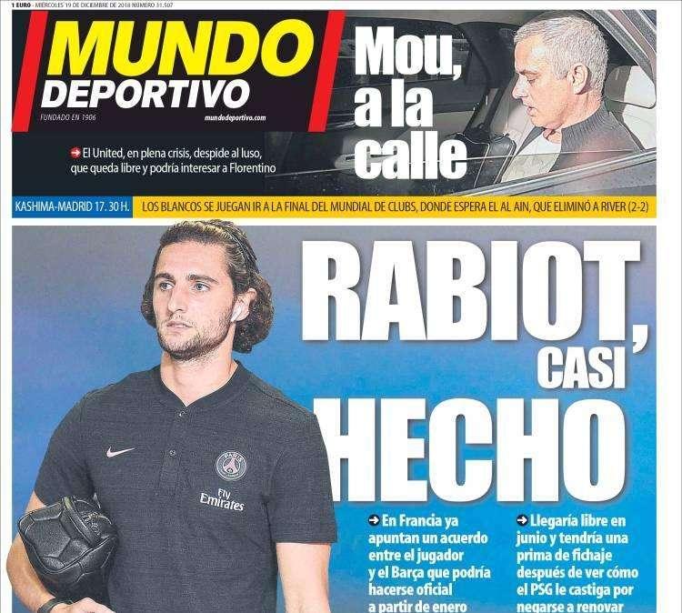 Sfuma Rabiot per la Juventus, Mundo Deportivo: "Quasi fatta con il Barcellona"