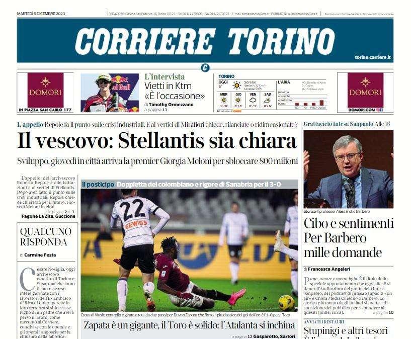 Corriere di Torino - Vlahovic ad alta intensità 