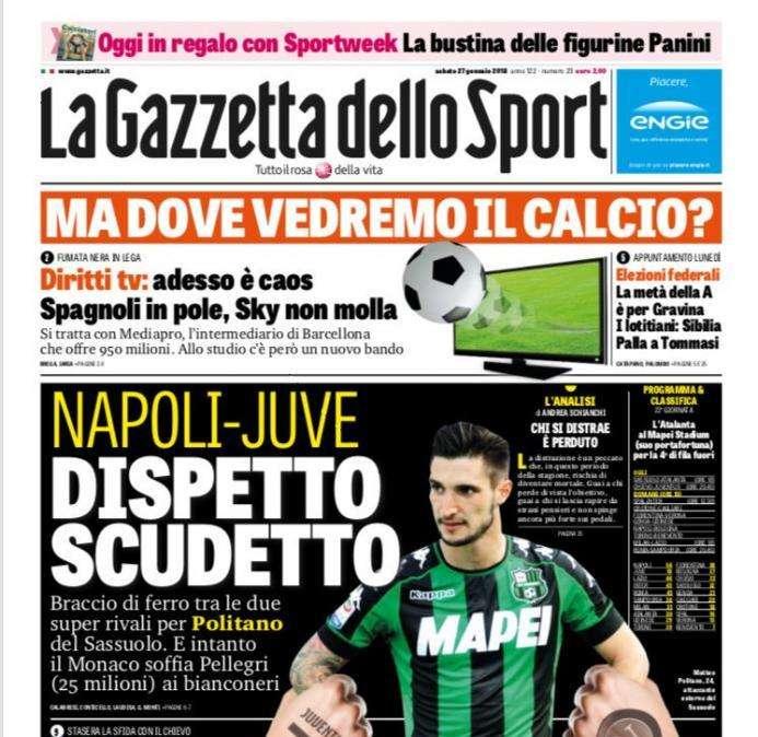Gazzetta - Dispetto Scudetto 