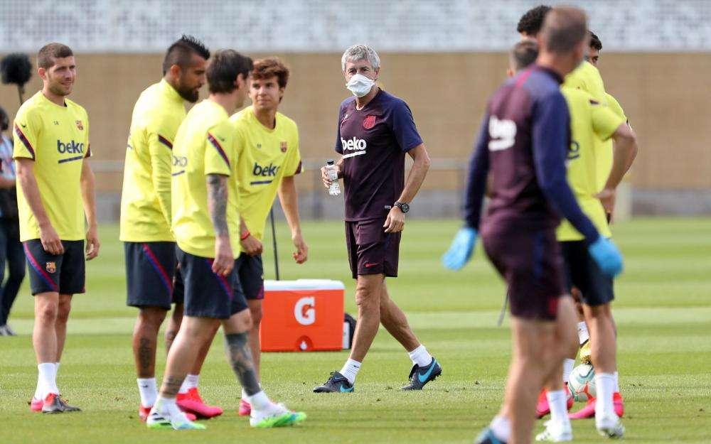 Il Barcellona si riaccende, allenamento al completo