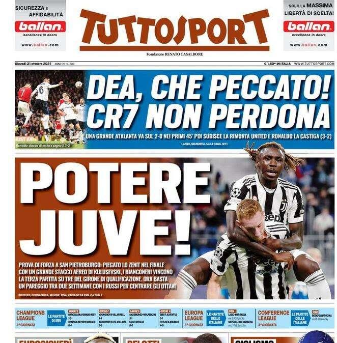Tuttosport - Potere Juve!