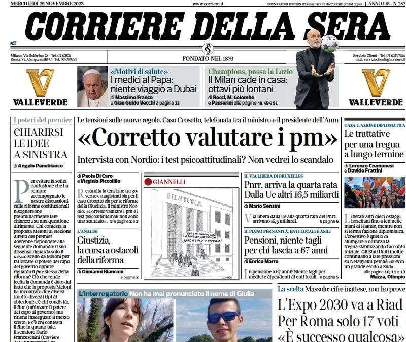 Corsera - Il Milan cade in casa, ottavi lontani 