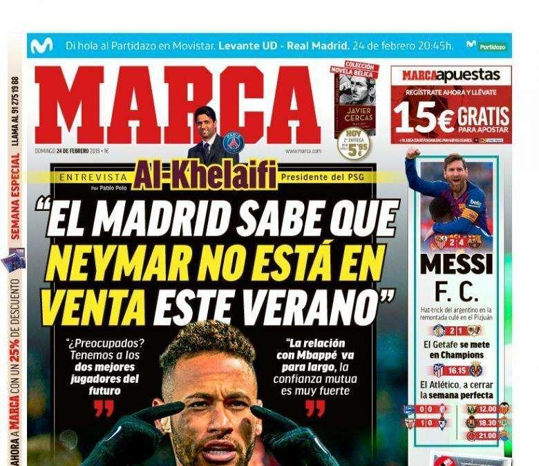 Al Khelaifi blocca Neymar  
