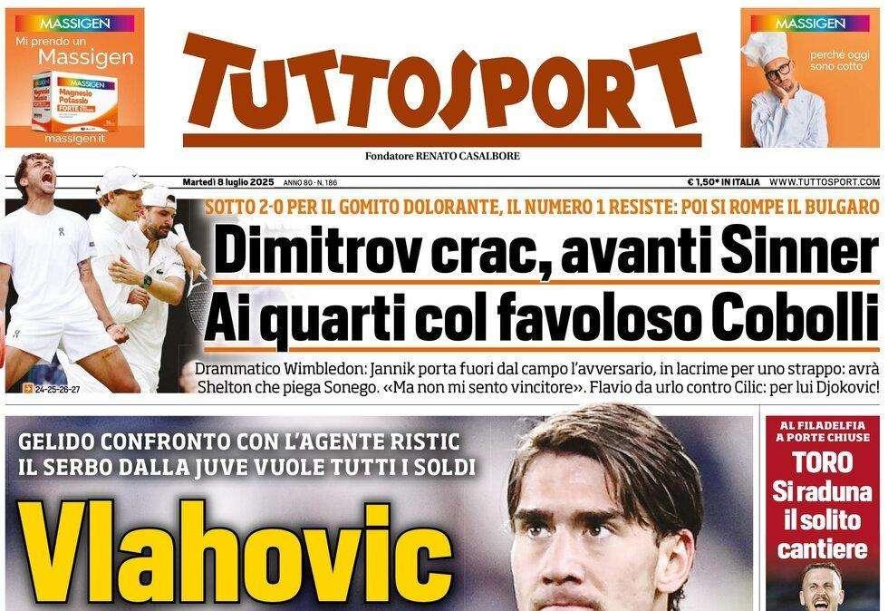 Tuttosport - Vlahovic non fa sconti 
