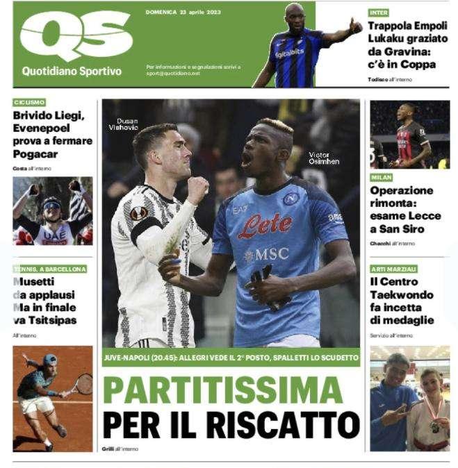QS - Partitissima per il riscatto