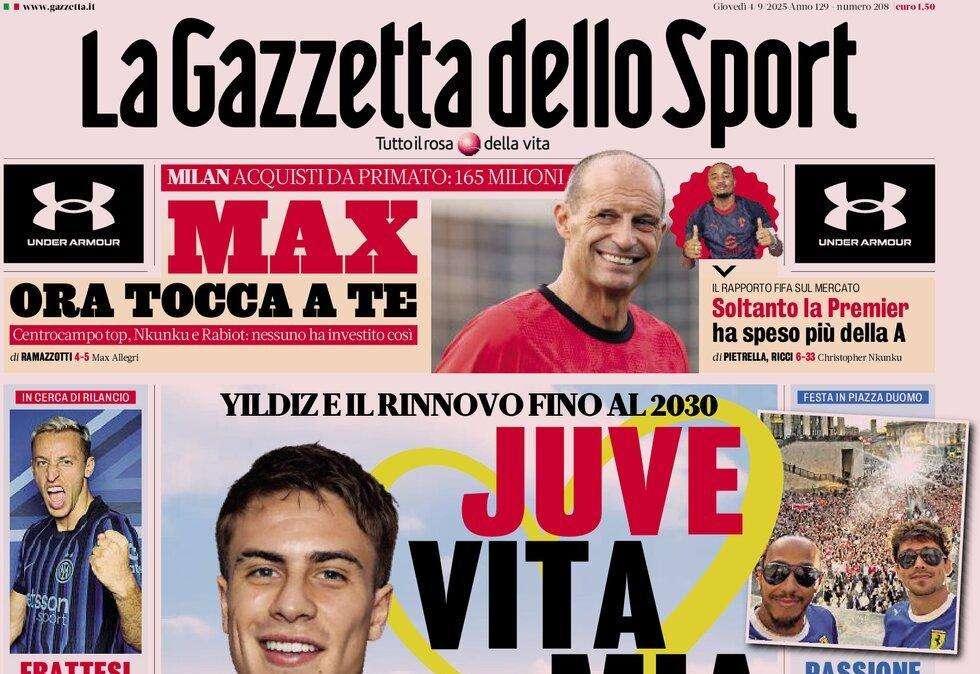 Gazzetta - Juve vita mia 