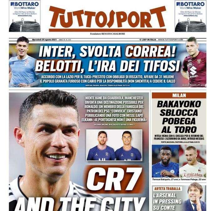 Tuttosport - Cr7&The City