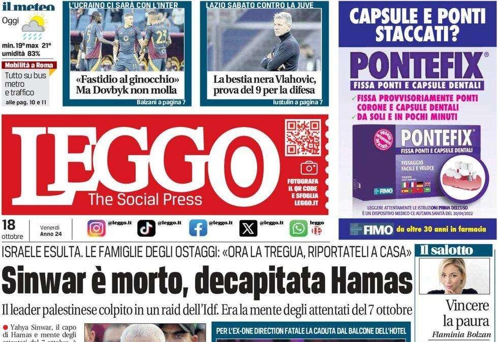 Leggo Milano - Juve, infermeria piena 