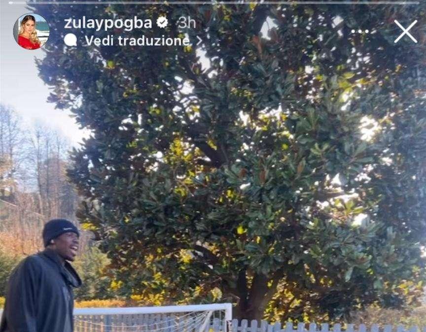 FOTO - Riecco Pogba: il francese è a Torino e gioca a calcio con i figli