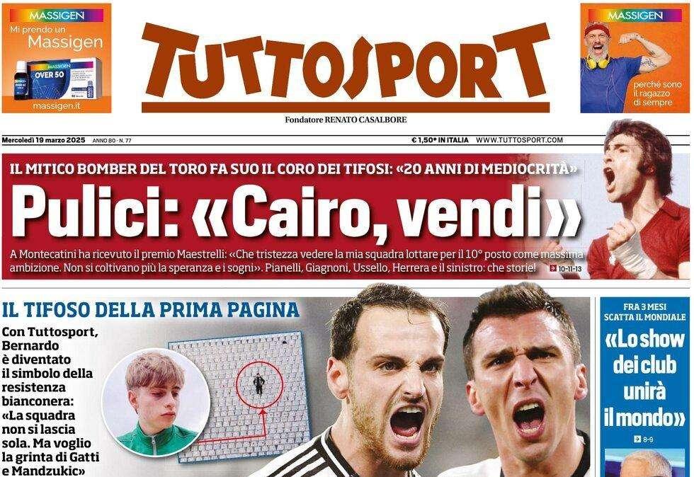 Tuttosport - La vera Juve non molla 