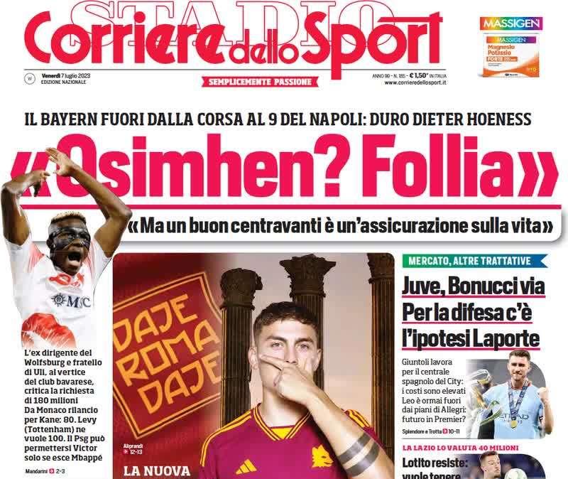 Corsport - Juve, Bonucci via, si pensa a Laporte